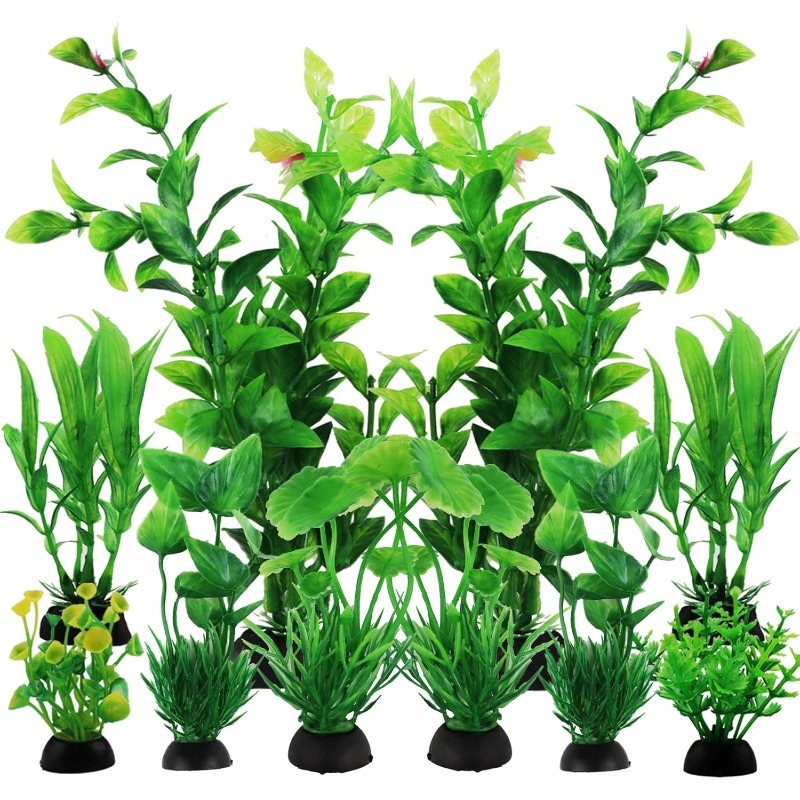 Aquarium Plant Vine - Set di 10 Piante Artificiali per