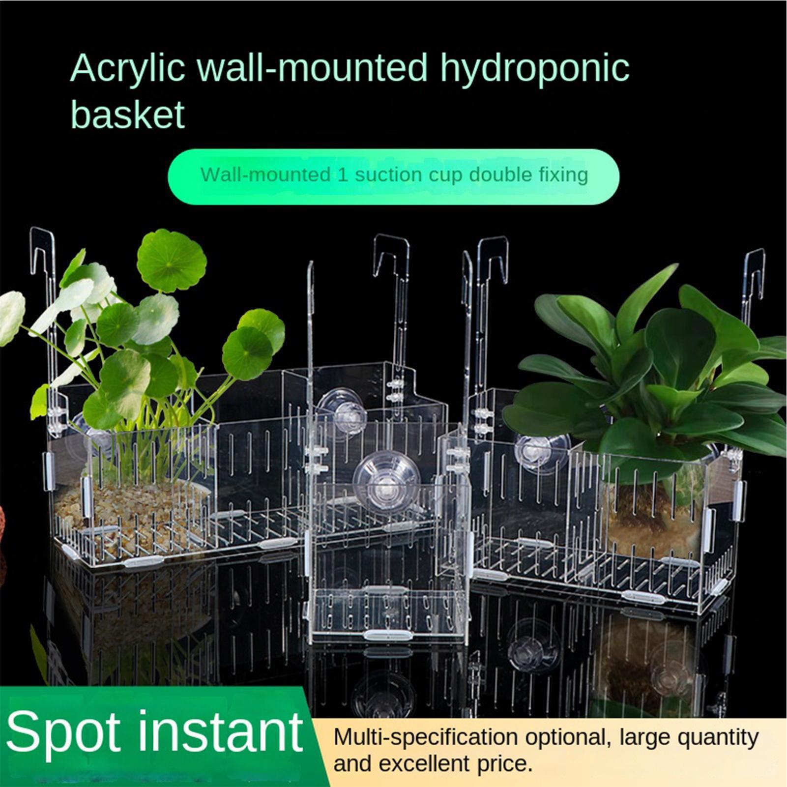 Aquarium Plant Vine - Supporto per Piante d'Acquario in Acrilico,