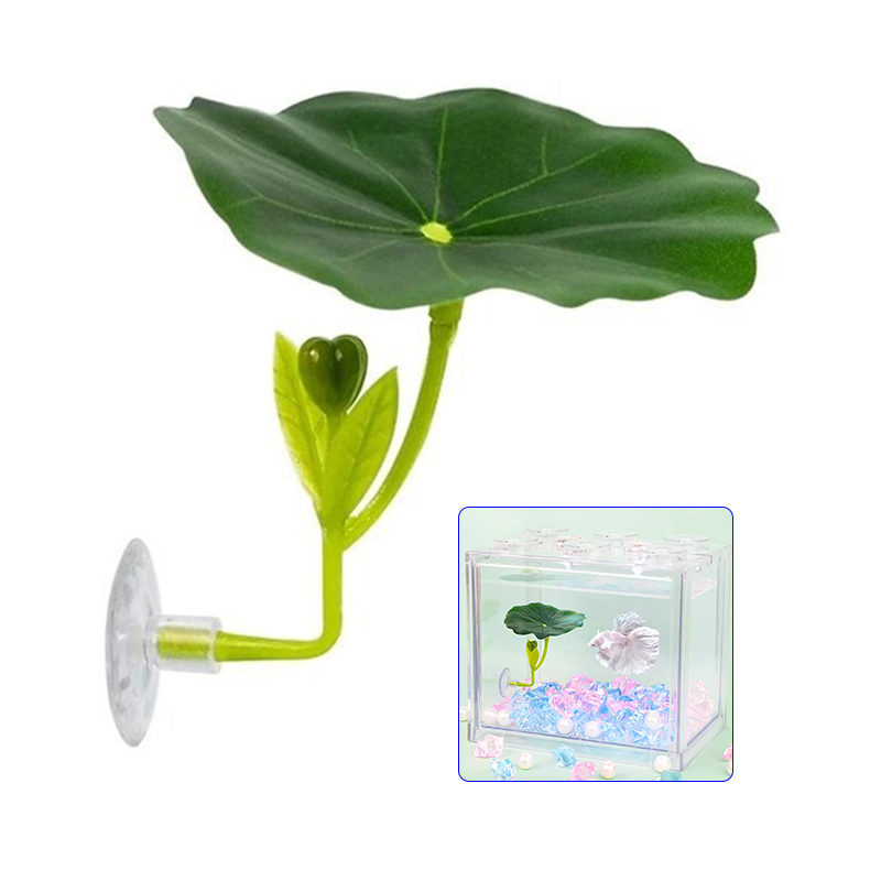 Planted Aquarium For Betta - 1Pc Amaca a foglia verde per
