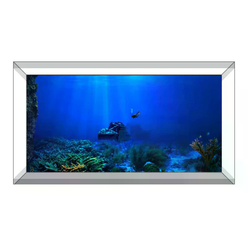 Sfondo per acquario Pittura de - Planted Aquarium With Fish recensione e prezzo