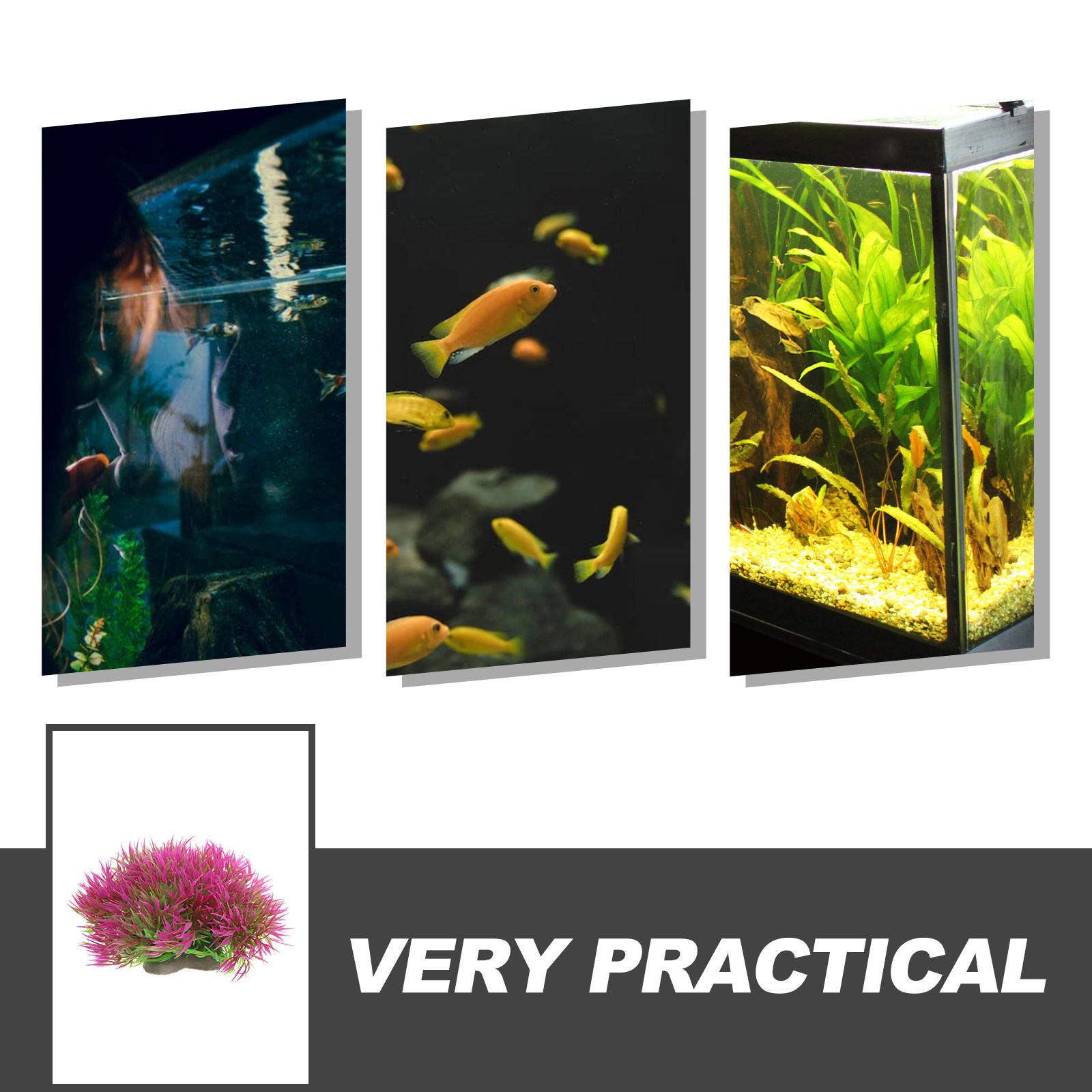 6 Pezzi Piante Artificiali Rea - Planted Aquarium For Betta recensione e prezzo