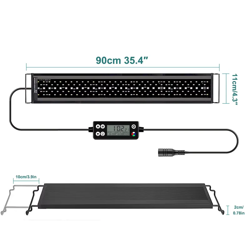 SIROKA SRK-YFT 90 cm Luce LED  - Planted Aquarium With Fish recensione e prezzo