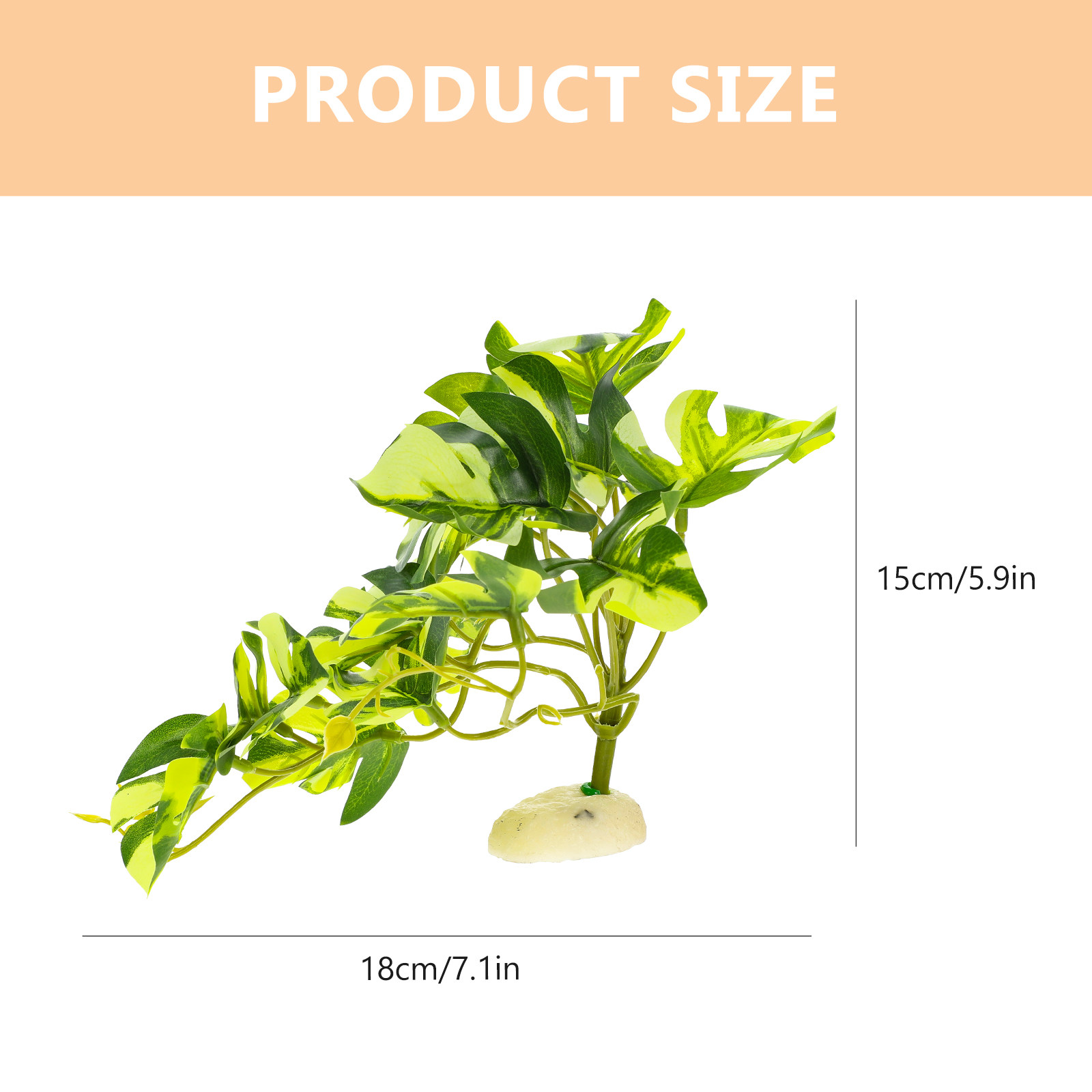 Pianta di Monstera Realistica  - Planted Aquarium With Fish recensione e prezzo
