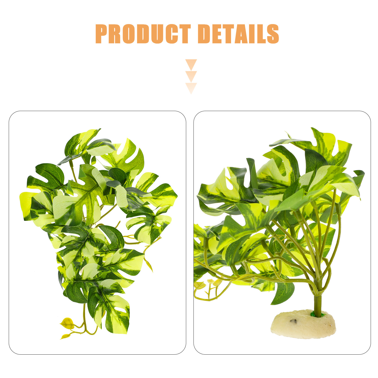 Pianta di Monstera Realistica  - Planted Aquarium With Fish recensione e prezzo